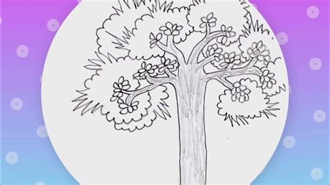 niyog drawing|How to draw a Tree Gas Akanor Niyom Simple Art .